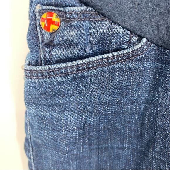 Hudson Maternity Jeans Full Belly Panel Stretchy Classic skinny Sz 25 - Picture 6 of 11